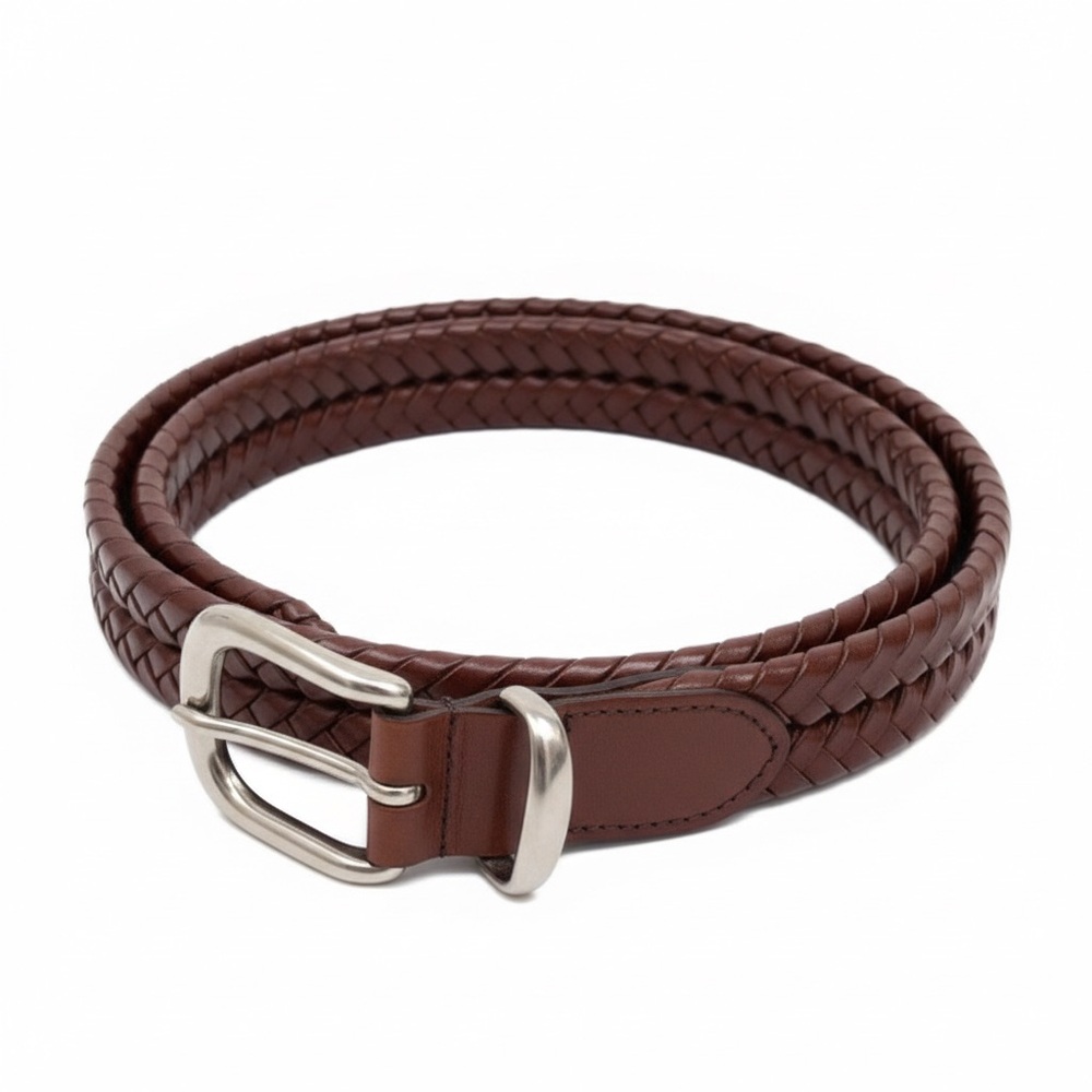 Coach 5922 Woven Leather Belt - Picture 1 of 6